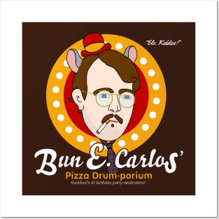 Bun E. Carlos' Pizza Drum-porium Posters and Art